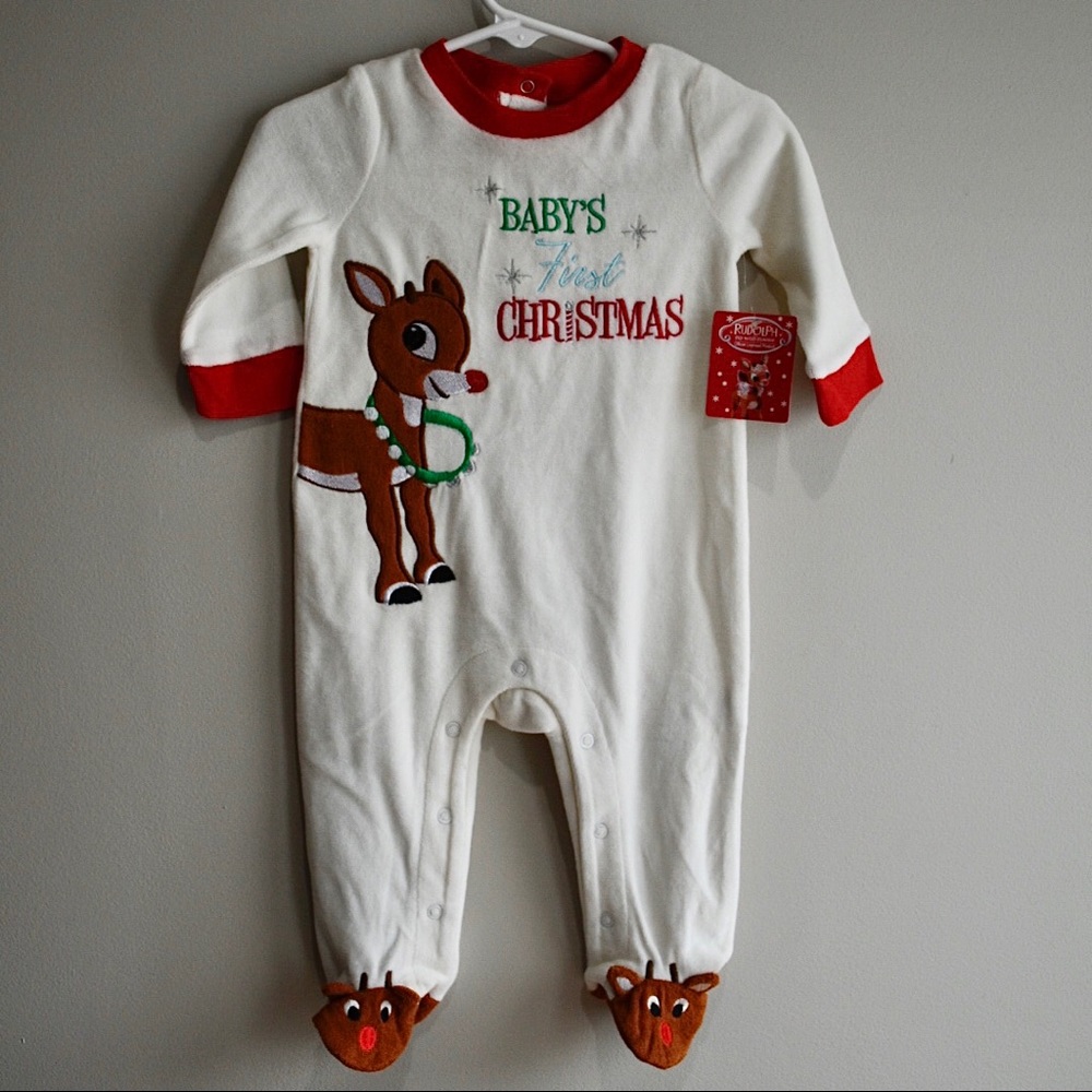 Rudolph Baby’s First Christmas Pajamas